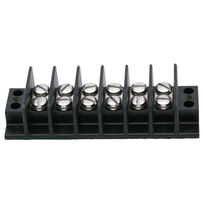 Terminal Barrier Strips Dual Row 6 Positions  12 Screws