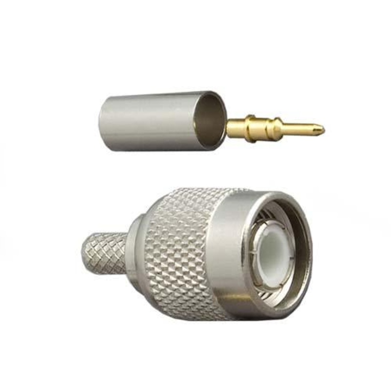 TNC Connectors Male 3-Pc. Crimp RG-59 U and RG-62 U