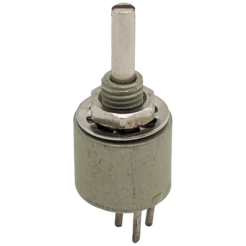 100K 1W Single Turn Cermet Potentiometer, Panel Mount, Slotted Shaft