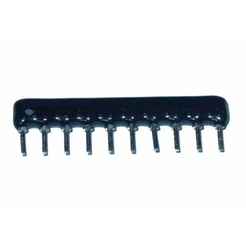 SIP Resistor Network 390 Ohms 10 Pins 5 Resistor (Pack of 10)