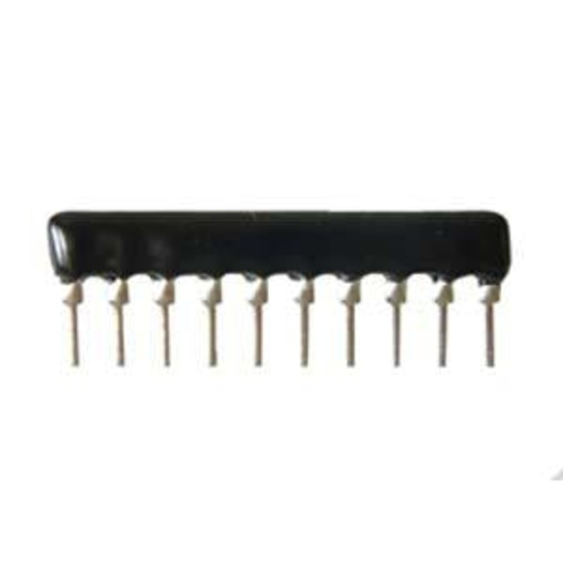 Thick Film Resistors 10K Ohms 9 Resistors/10 Pins(SIP) - Common Terminal
