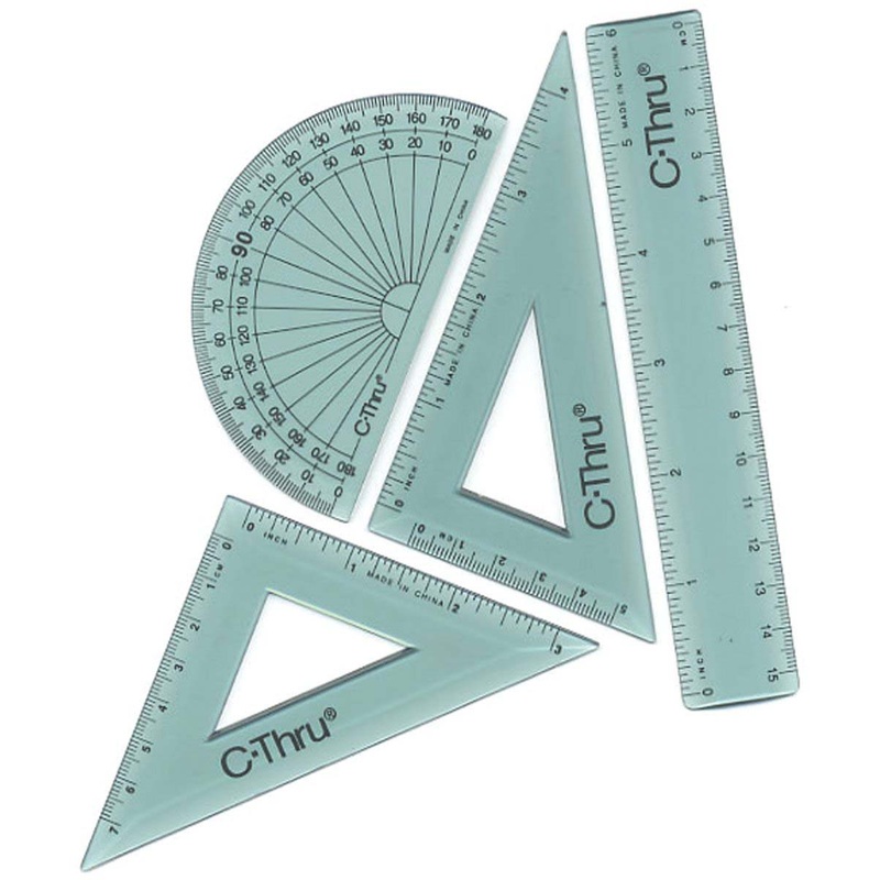 Ruler Combo Set 12"