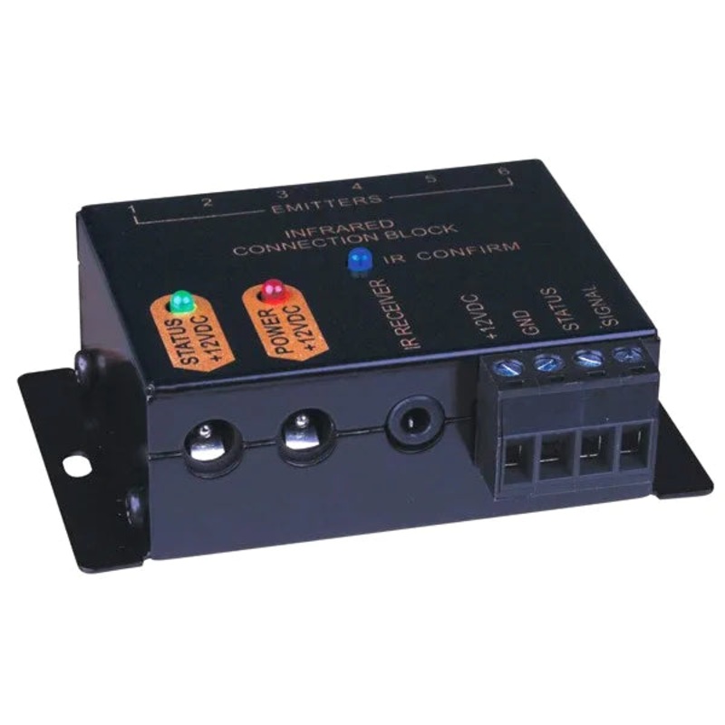 Vanco One Zone Six Source IR Kit - Transmits IR Signals from up to 6 IR Emitters to one IR Receiver (280731)