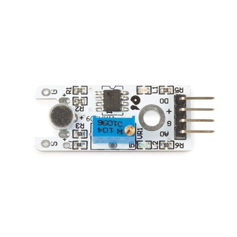 Velleman Microphone sound sensor, 3.3-5 VDC, sensitivity 48-66 dB, white