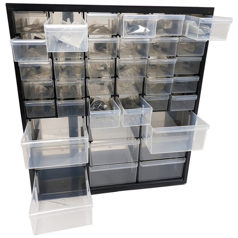 330 Pieces 7400 Series IC Assortment Kit with 35 Types of TransistorTransistor Logic ICs in Electronic Component Cabinet Storage Case