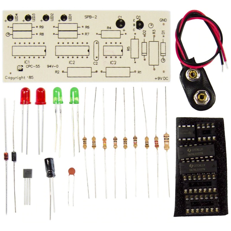 Solder Practice Kit, Beginner Skill Level, Learn Soldering Techniques (SPB2)
