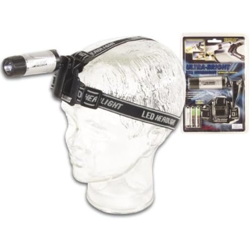Velleman Head Belt Lamp with 3 White LEDs, Model ZL321M-3
