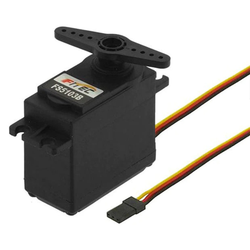 Standard Servo Motor, 3kg.cm Torque at 4.8 Volt / 3.2kg.cm at 6V, Weight: 36g