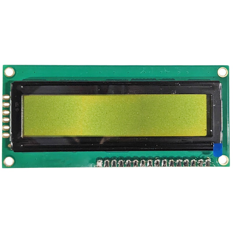 16 x 2 Dot Matrix LCD Module with Header Pins, Includes Driver & Controller, Measures 80 x 36 x 9.5mm