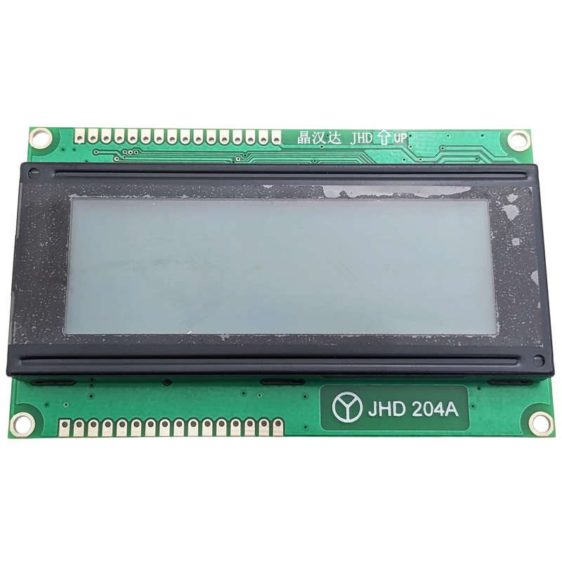 20 x 4 Dot Matrix Backlit LCD Module with Driver & Controller, Measures 98x60x9.5mm (JHD629-204A)