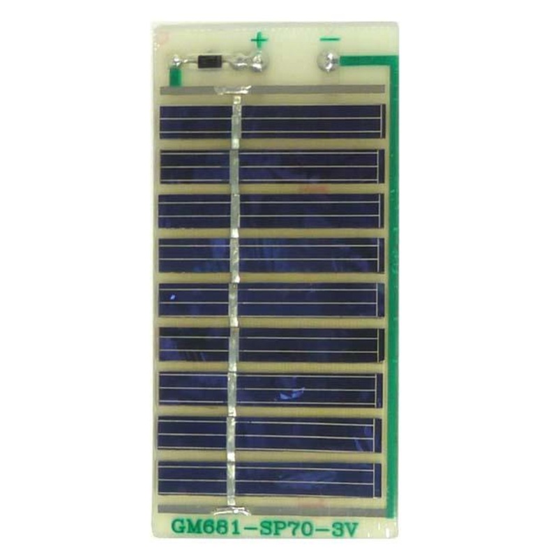 Solar Cells Current Isc (typ) 60mA - Size mm 53x109
