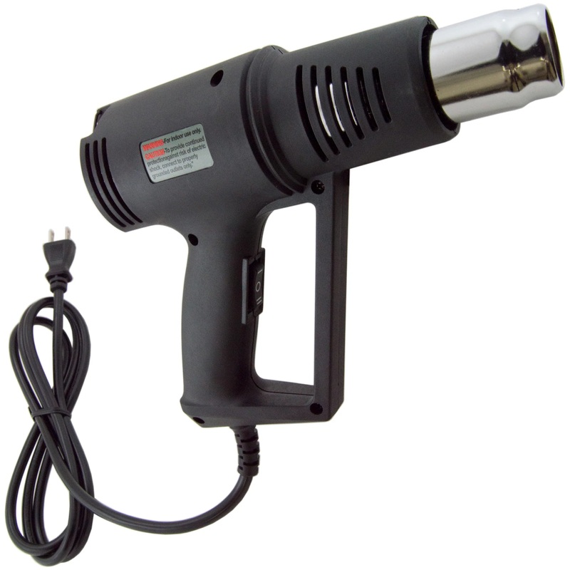 1,200 Watt Dual Temperature Deluxe Heat Gun, 600 F or 1,000 F