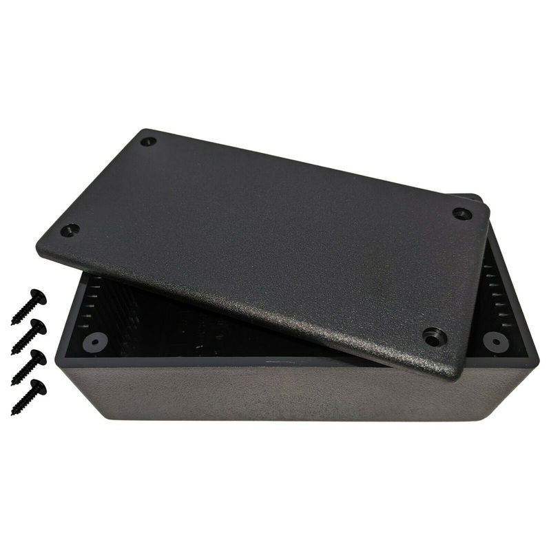 ABS Plastic Electronic Project Box with 4 Screws and Lid, 4.9" x 2.5" x 1.5"