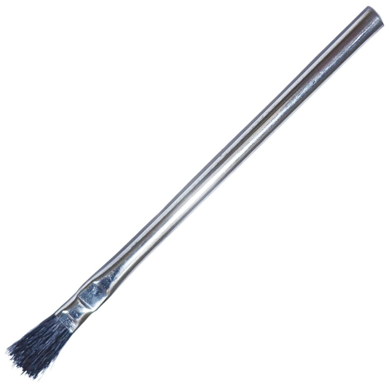 3/8" Horse Hair Acid Brush with 5" Handle, 3/4" Bristle Length