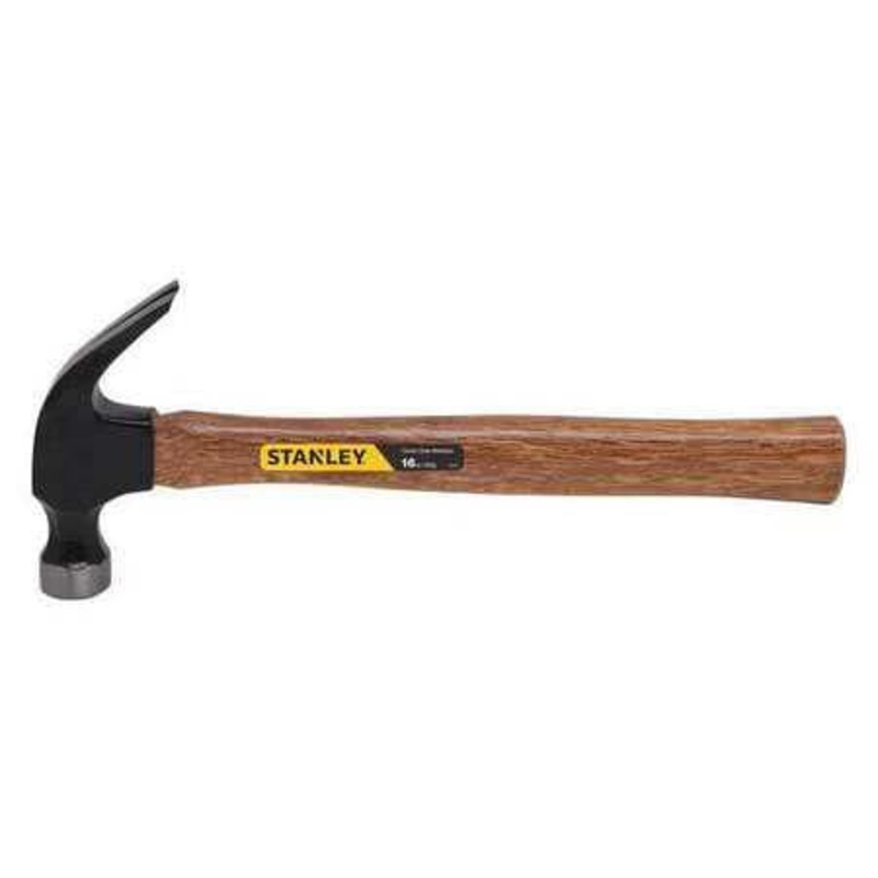 Stanley Curve Claw Wood Handle Hammer - 16 oz.