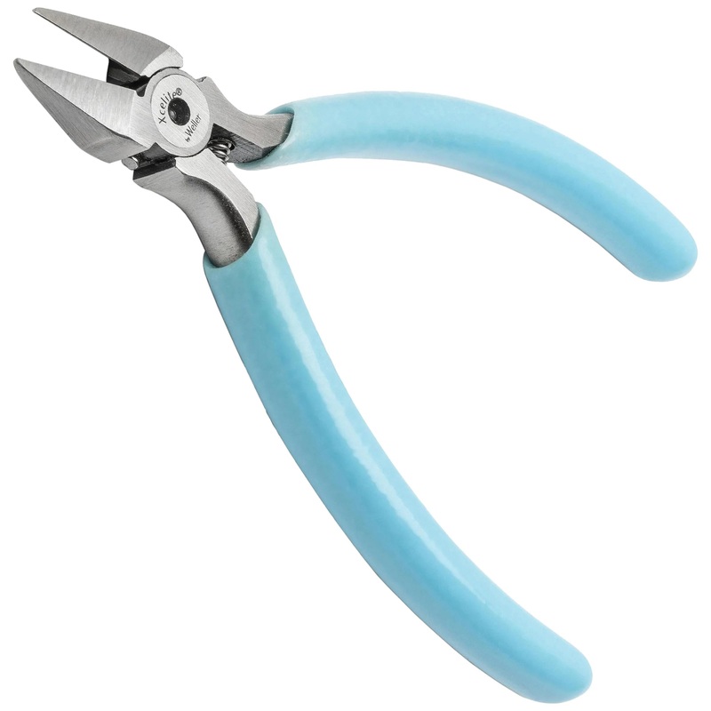 Xcelite 4-inch Diagonal Flush Cutting Pliers with Slim Line Tapered Head, ESD Safe (MS545JVN)