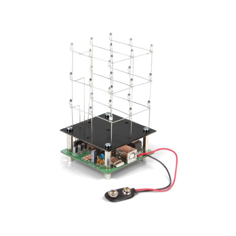 Velleman 3D LED Cube Display 3 x 3 x 3, Model MK193