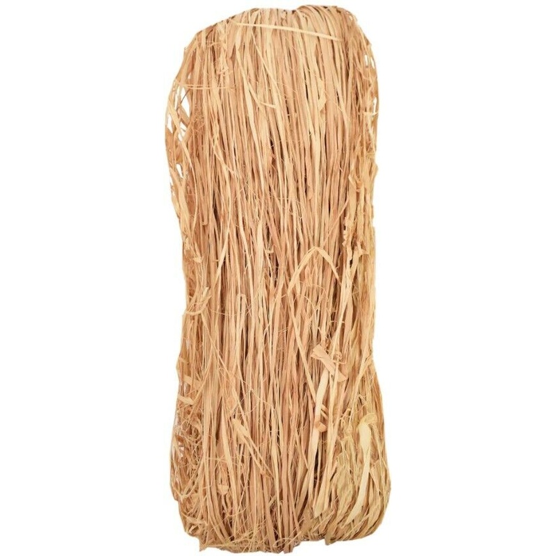 12 Ounce Natural Color Raffia for Crafting, Weaving mats, Baskets, etc.