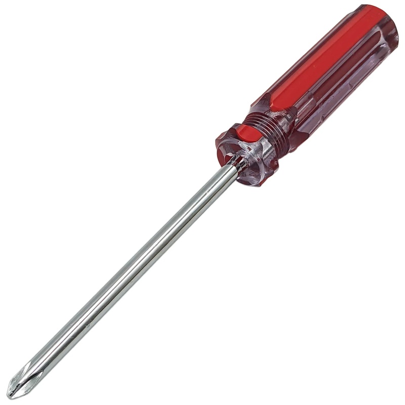 #2 Phillips Screwdriver with 4" Shaft, 7" Overall Length