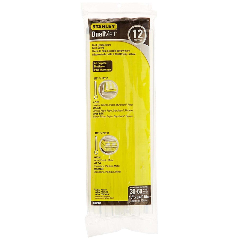 10" Dual Melt Glue Sticks - 12 Pack