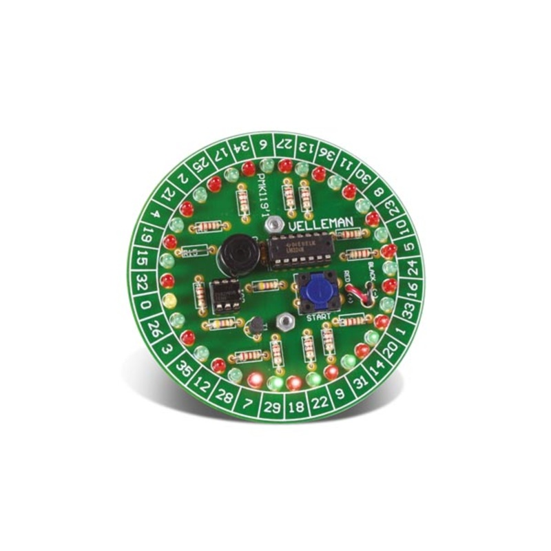 Velleman Roulette Kit 37 LEDs