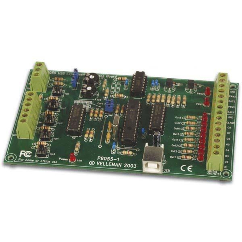 Velleman USB Experiment Interface Board - Kit Version