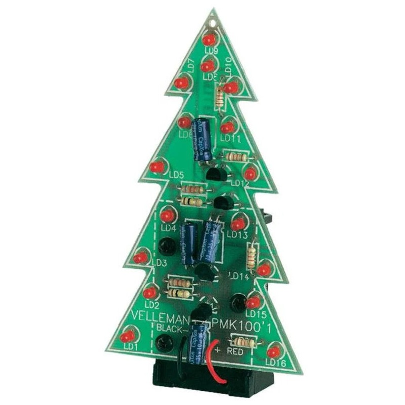 Whadda Electronic Christmas Tree - Soldering Practice and Electrical Engineering D.I.Y. Kit (WSSA100)
