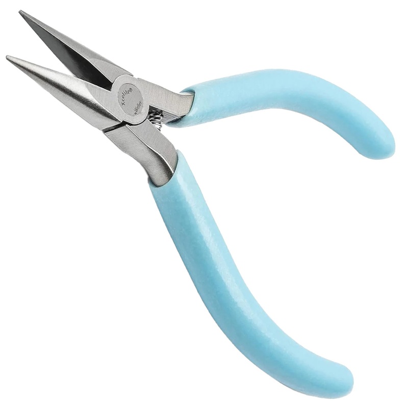 Xcelite 4" Sub-Miniature Needle Nose Plier with Smooth Jaws, Cushion Grip Handle (L4GN)