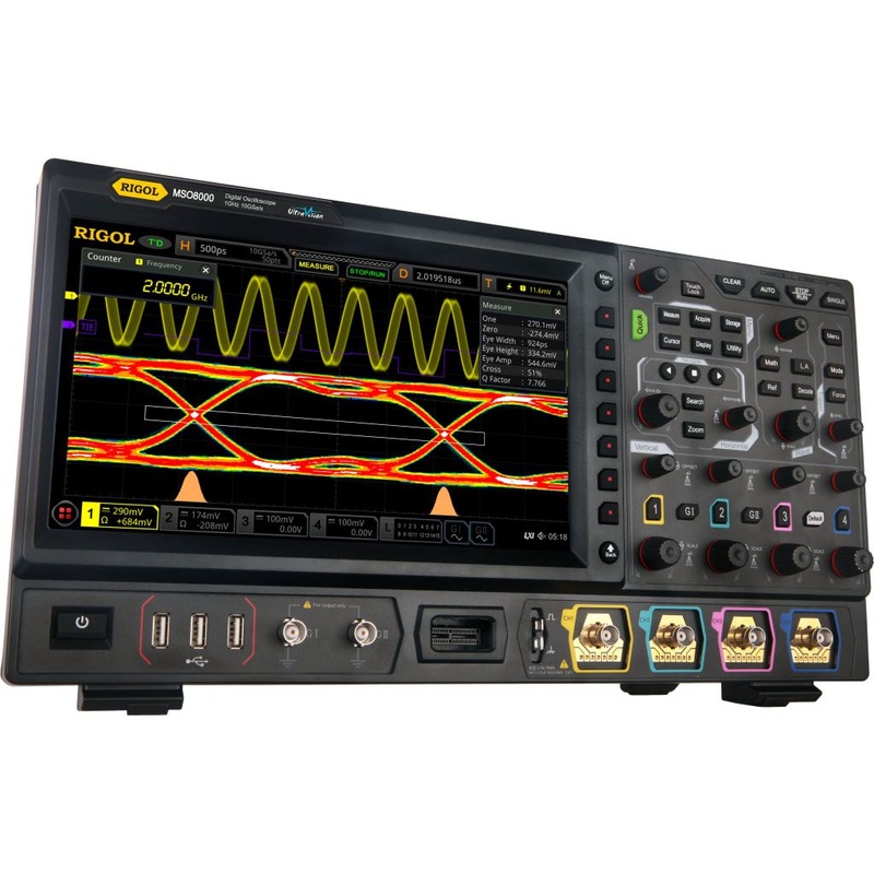 Rigol 2 GHz 4 Channel Mixed Signal Oscilloscope Model MSO8204