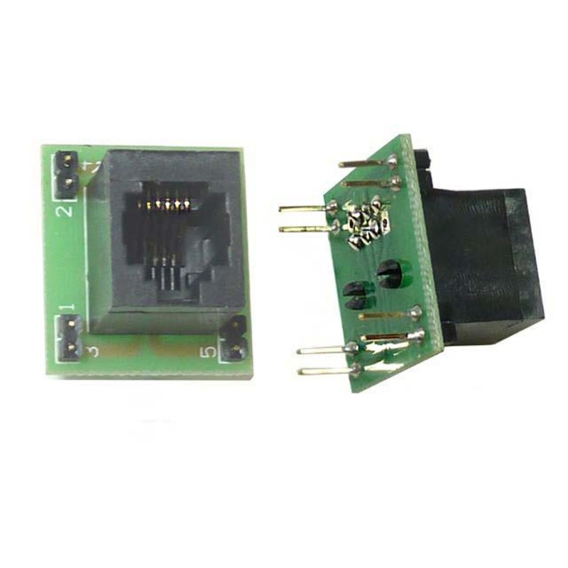 RJ11 Jack Breadboard Adapter