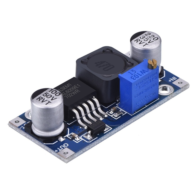 Step-Down DC-DC Voltage Reduction Module, 3.2V~40V to 1.25V~35V Buck Converter