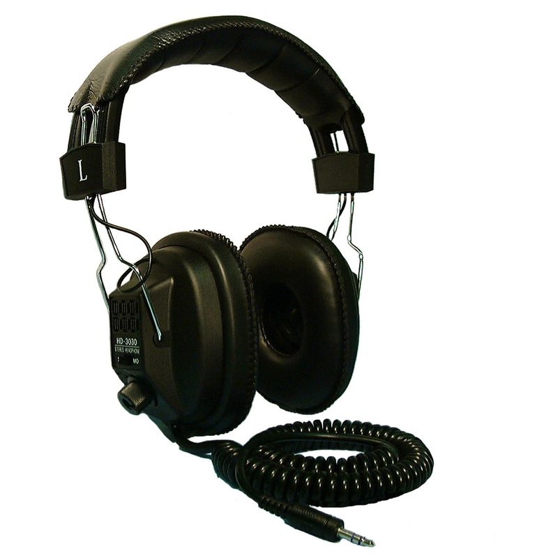 Stereo Headphones, Built-in Volume Controls, Stereo/Mono Switch