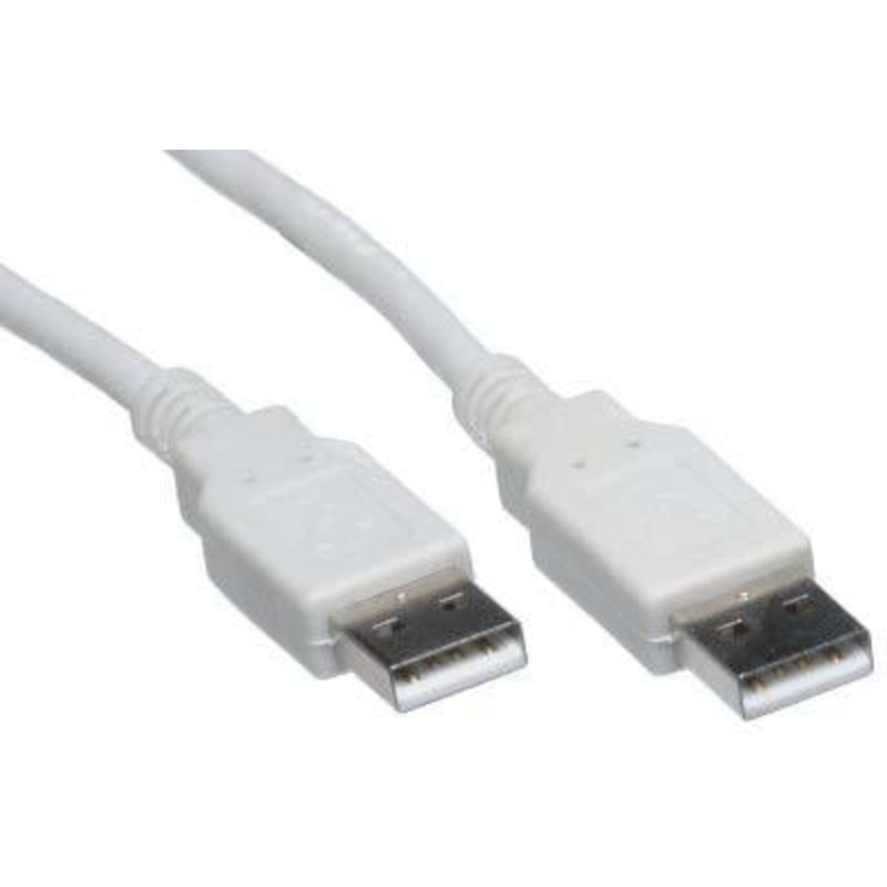 USB Cables and Adaptors - 6 Foot Type A Male to A Male Cable