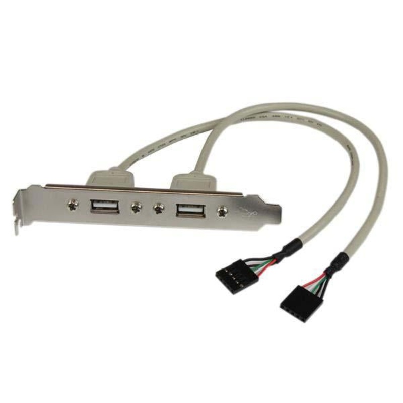 USB Cables and Adaptors - Port Adaptor A Type x 2 to 2 x 5 Pin IDS