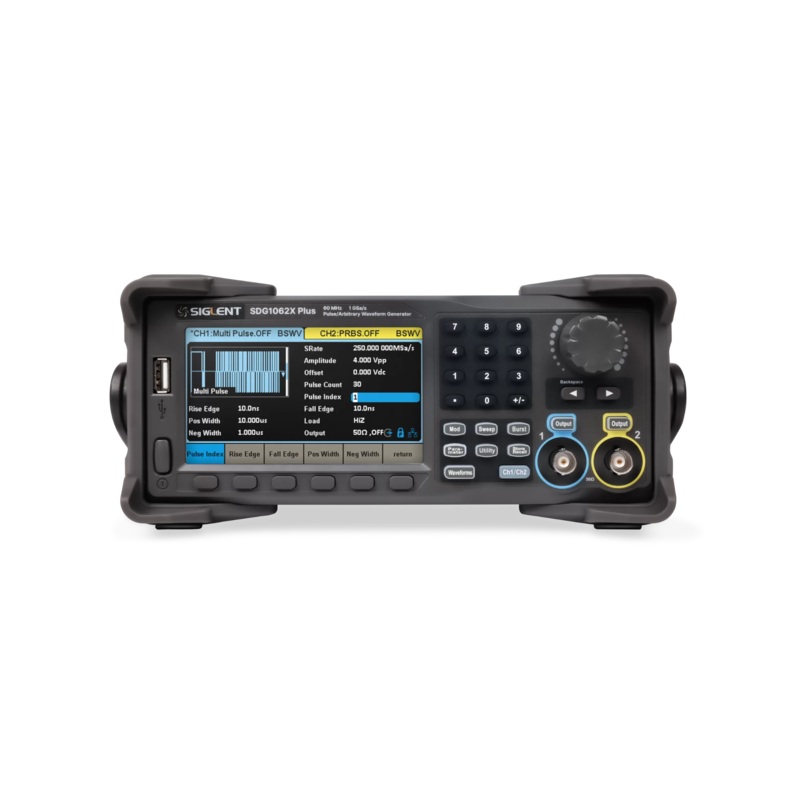 Siglent 60 MHz, 2 Channel Function/Arbitrary Waveform Generator, Model SDG1062X Plus