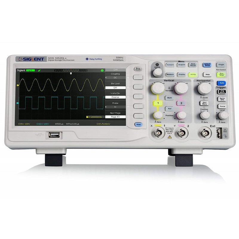 Siglent SDS1052DL+ 50 MHz, 2 Channel Digital Storage Oscilloscope