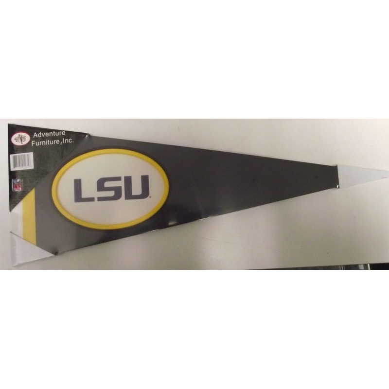 Adventure Furniture 01235 LSU Pennant Coat Rack 8" x 23"