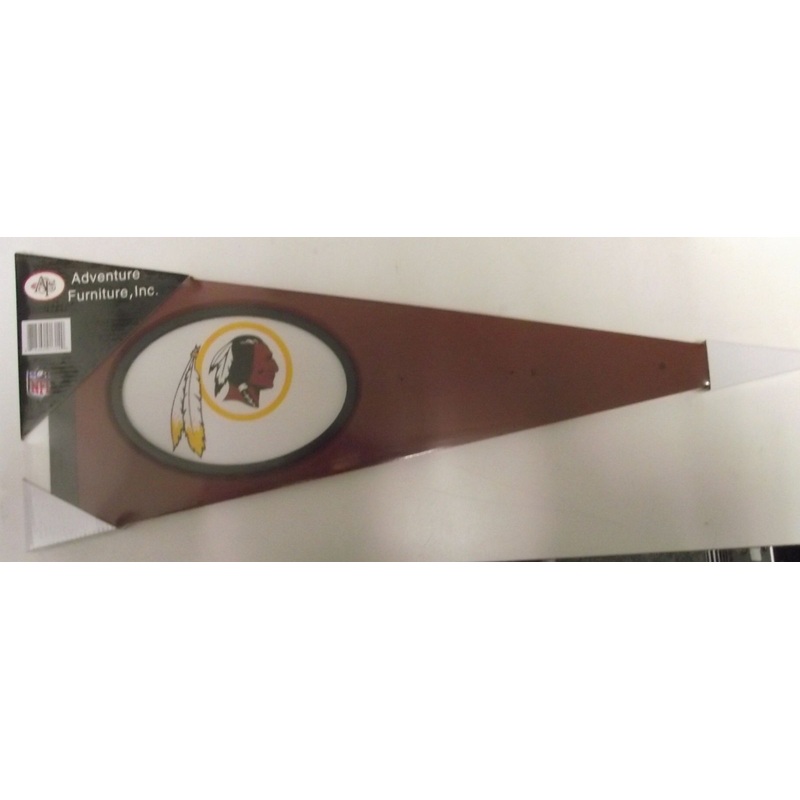 ADVENTURE FURNITURE 01314 WASHINGTON REDSKINS PENNANT COAT RACK 8" X 23"