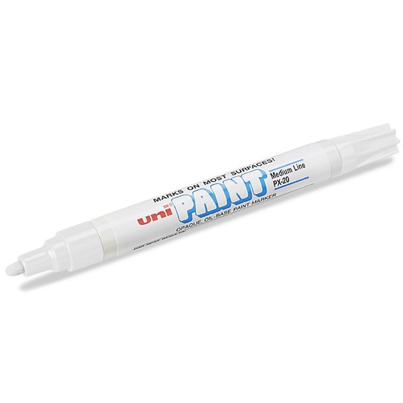 Uni Paint Marker PX-20 White Medium Line Oil Base Paint Marker
