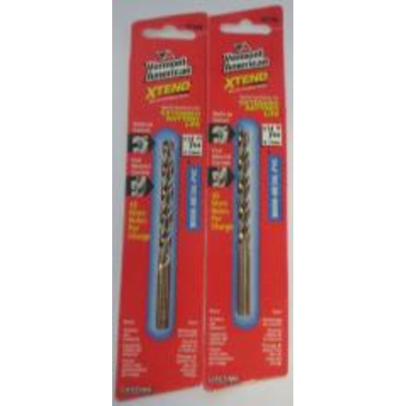 Vermont American 12744 17/64" XTEND Fractional Drill Bit 2 PCS