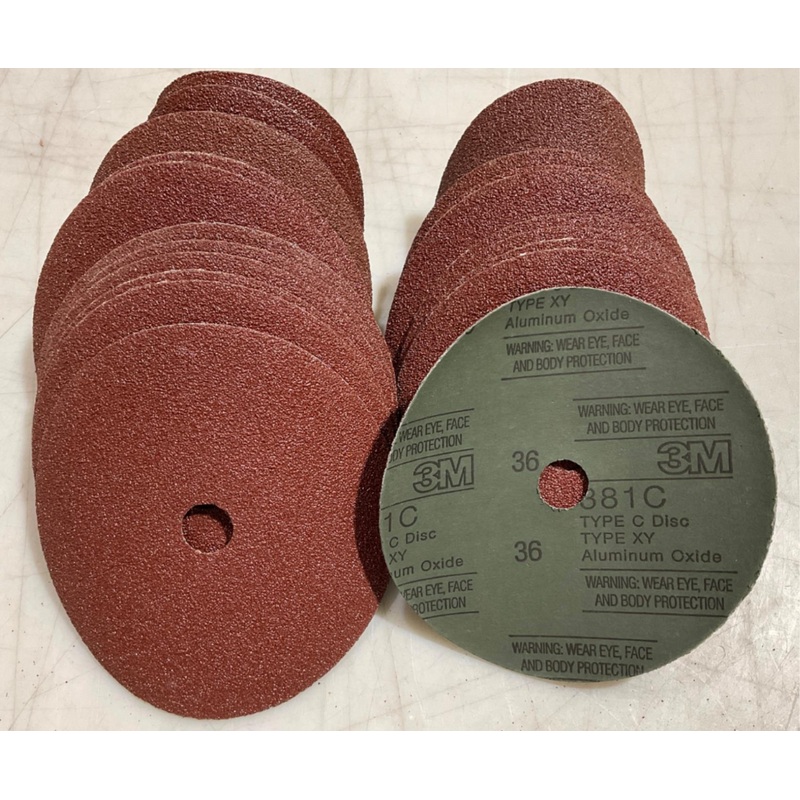 3M 281C Type C 7"Abrasive Disc 36 grit 29pcs