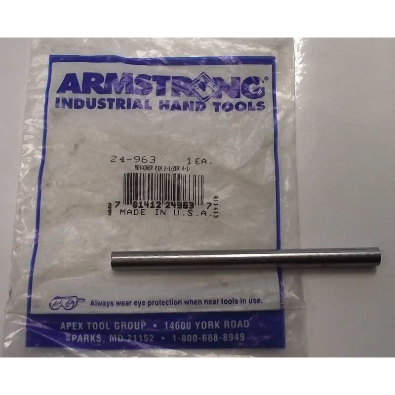 Armstrong 24-963 Retainer Pin for 2-1/2" Drive x 4-1/2" Long USA
