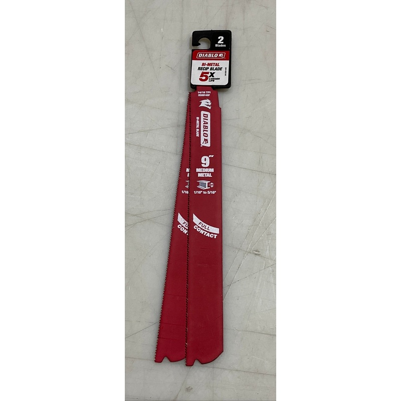 Freud DS0914BF Diablo Demon 9-Inch 14/18-TPI Bi-Metal Reciprocating Saw Blade 2PK #60