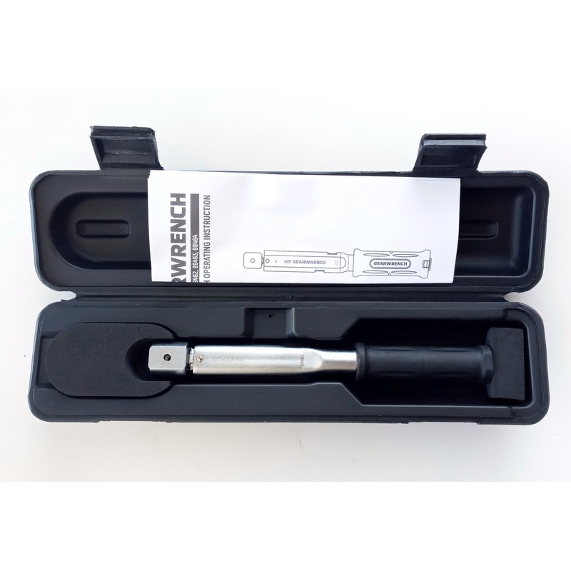 GearWrench 89461 9mm x 12mm PRESET  Interchangeable Head Torque Wrench 5-25Nm