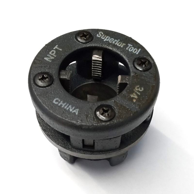 Superior Tool 02734 NTP 3/4" Pipe Threader Die Head
