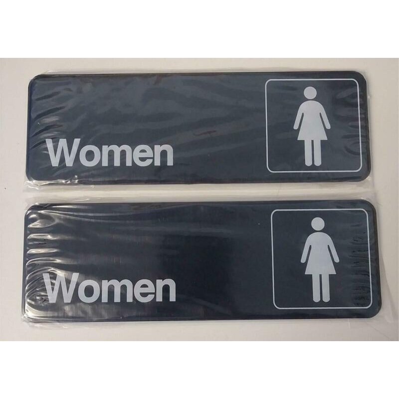 Advantus 83629 Women Restrooms Sign with International 2pcs
