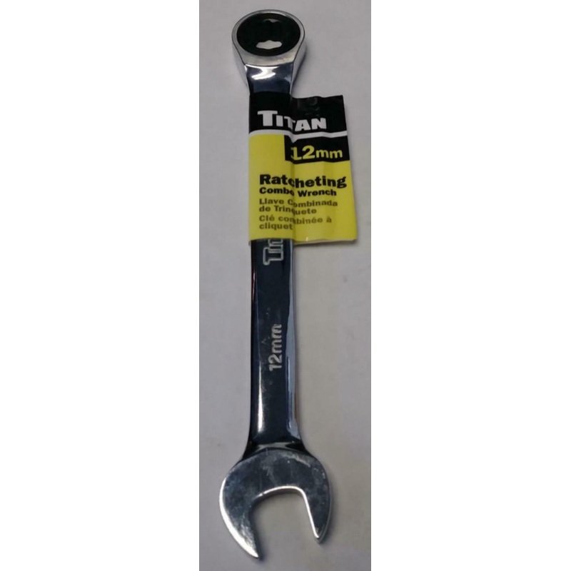 Titan 81224 12mm Ratcheting Combination Wrench