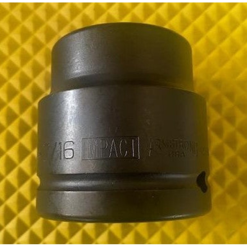 Armstrong 23-046 6 Point 1-1/2 Inch Drive Impact Socket 1-7/16" USA