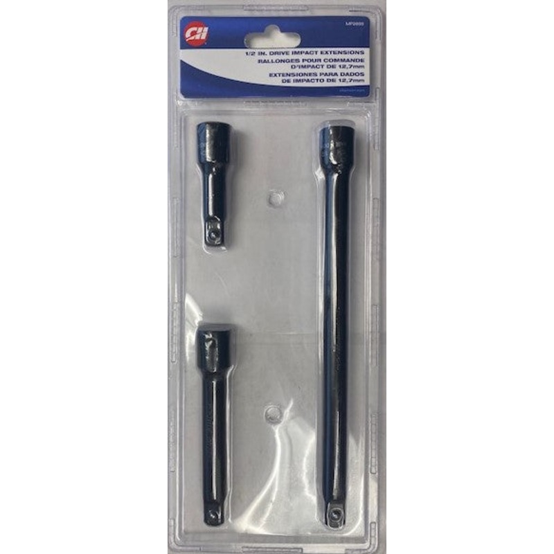 CAMPBELL HAUSFELD MP2898  1/2" Drive Impact Extensions 3 pcs. 3" 5" 10"