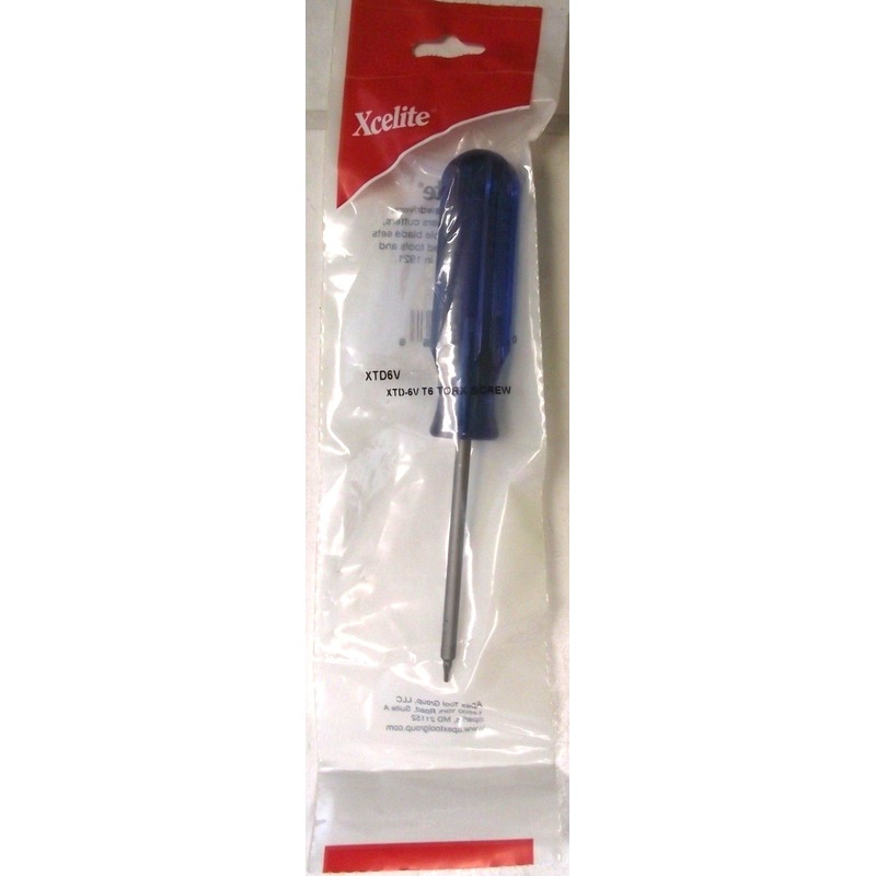 Xcelite XTD-6V Torx T-6 Screwdriver 3" Made in USA